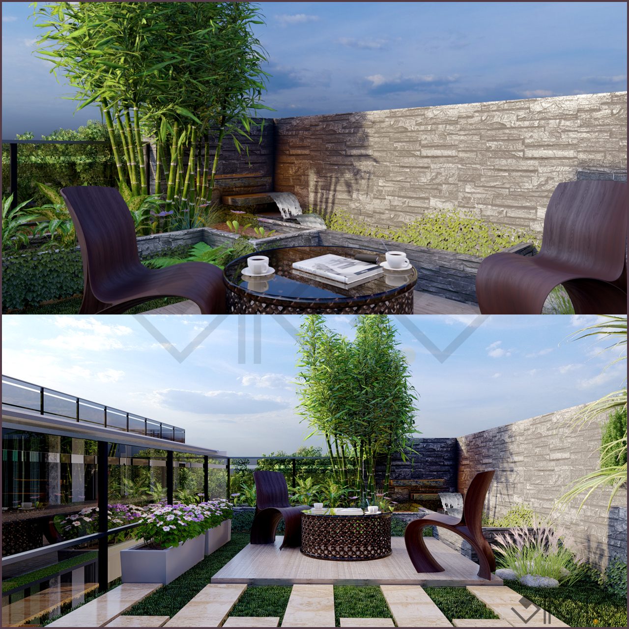 Mr. Boby Residence — landscape design by Studio Akaar, Dhaka, Bangladesh (3 of 6)