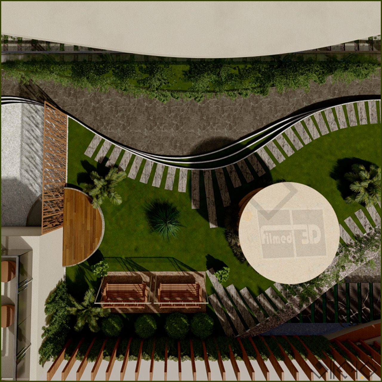 Mr. Boby Residence — landscape design by Studio Akaar, Dhaka, Bangladesh (6 of 6)