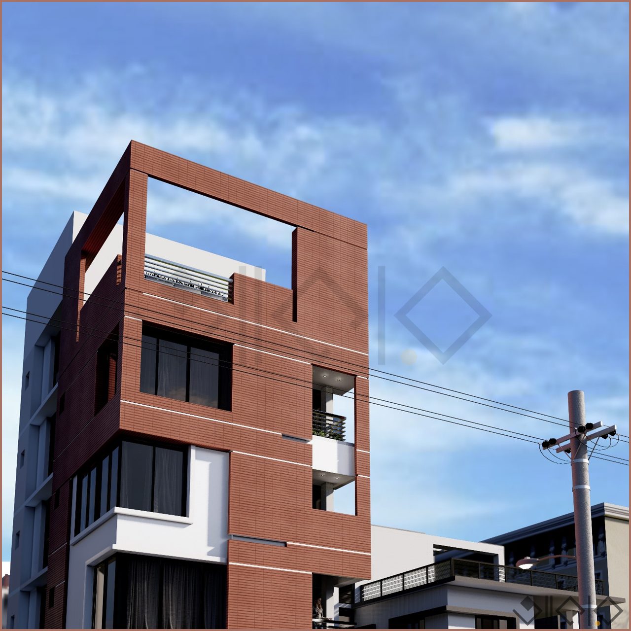 Neer — residential building by Studio Akaar, Dhaka, Bangladesh (1 of 1)