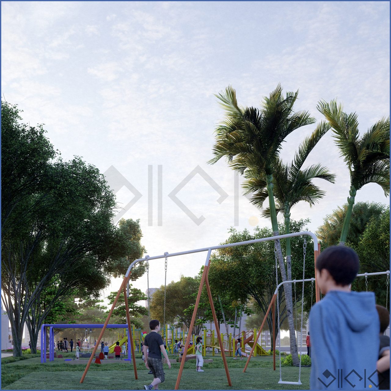 Residential Area — public space design by Studio Akaar, Dhaka, Bangladesh (2 of 7)